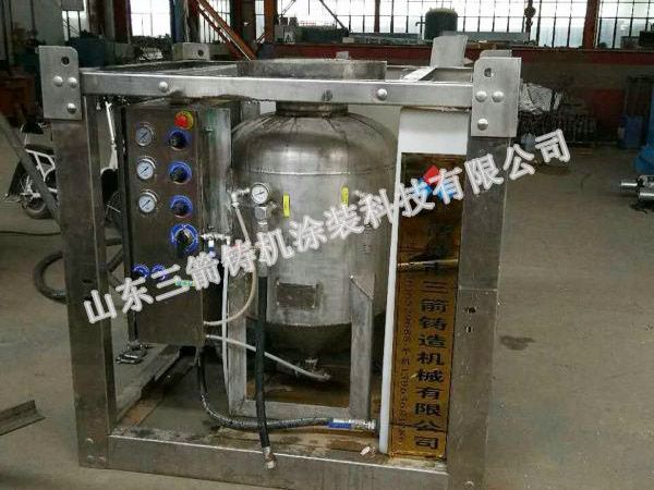 無塵噴砂機成品